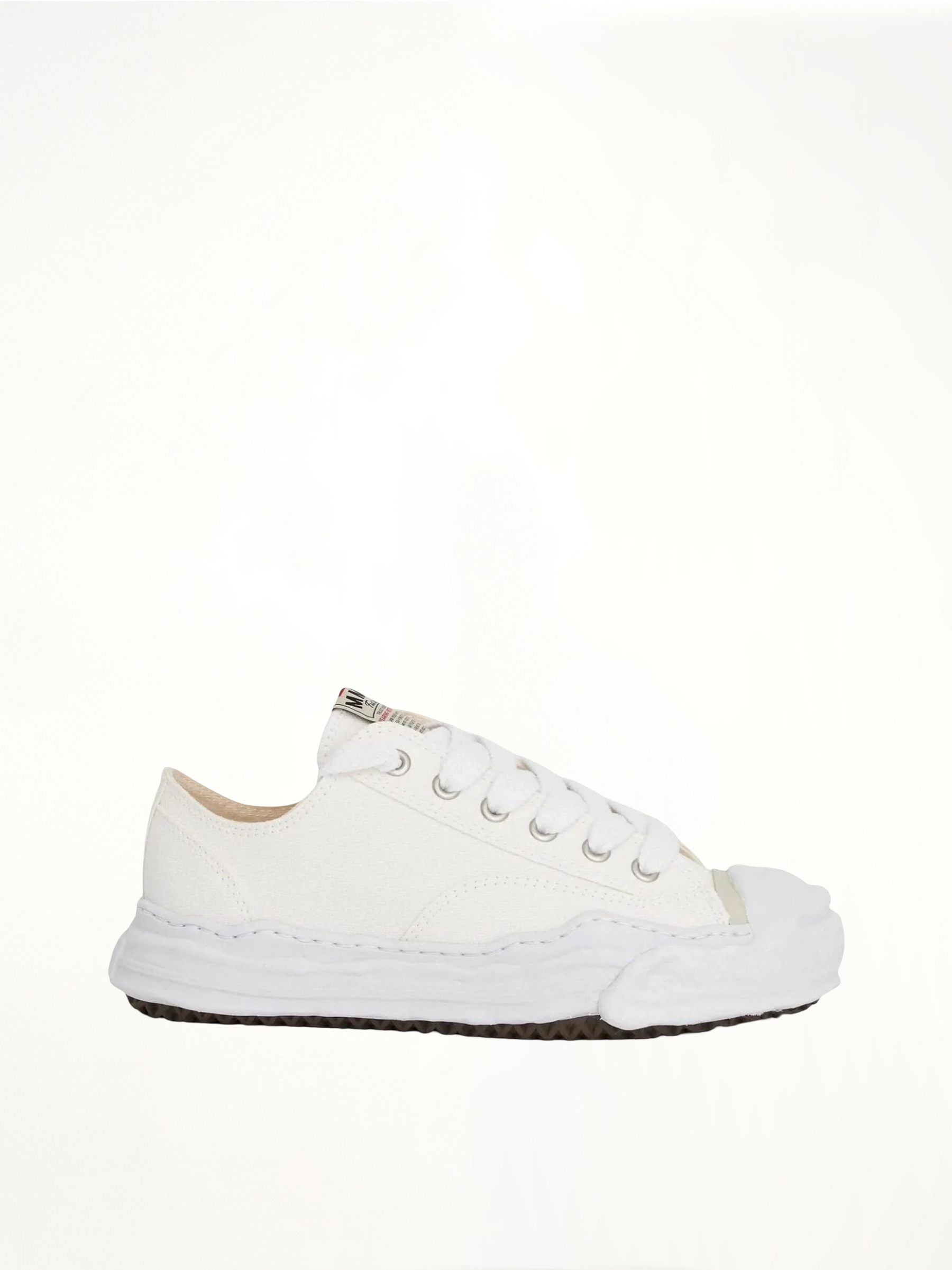 Hank OG Sneaker in White Side View | MAISON MIHARA YASUHIRO