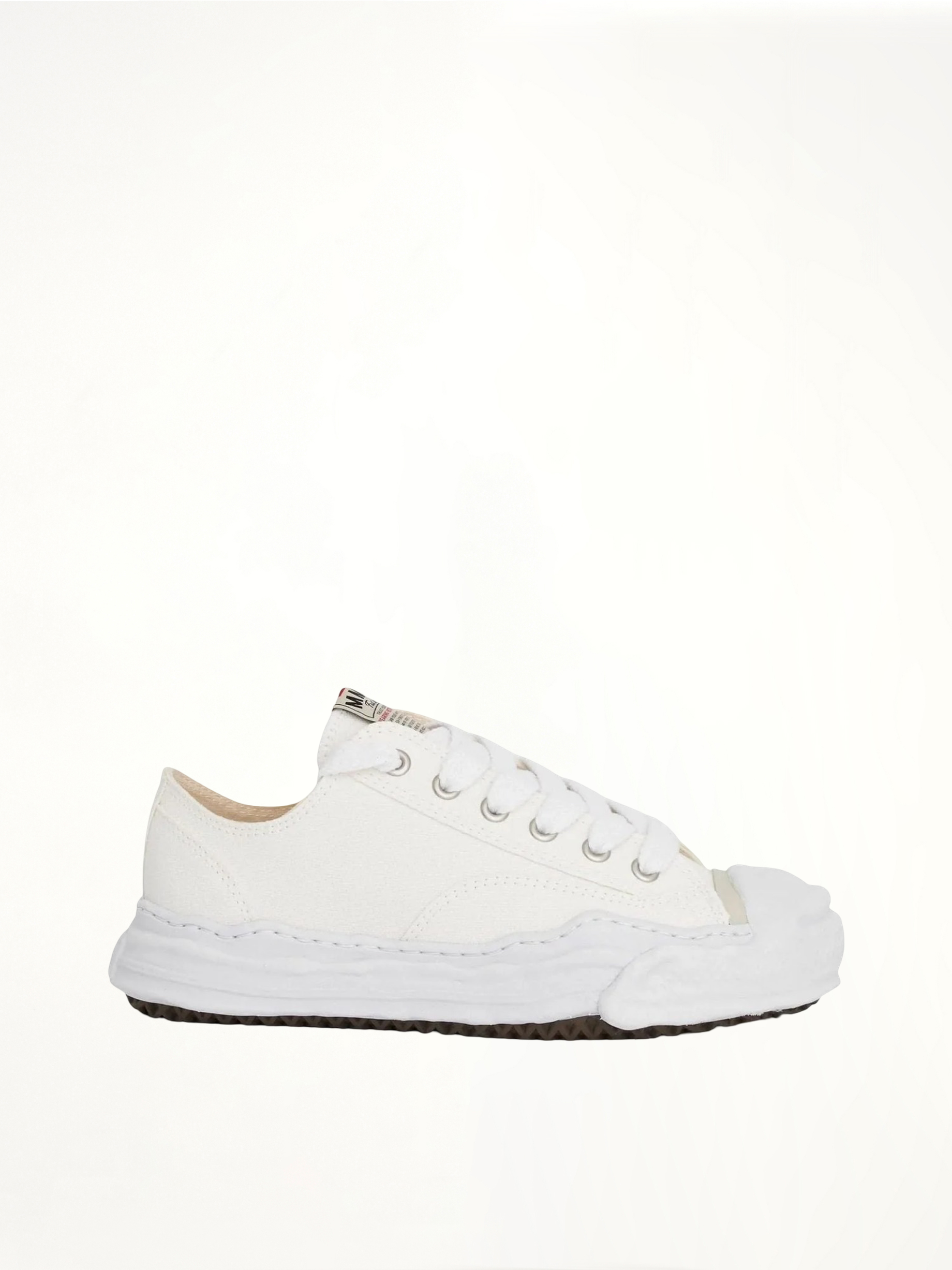 Hank OG Sneaker in White Side View | MAISON MIHARA YASUHIRO