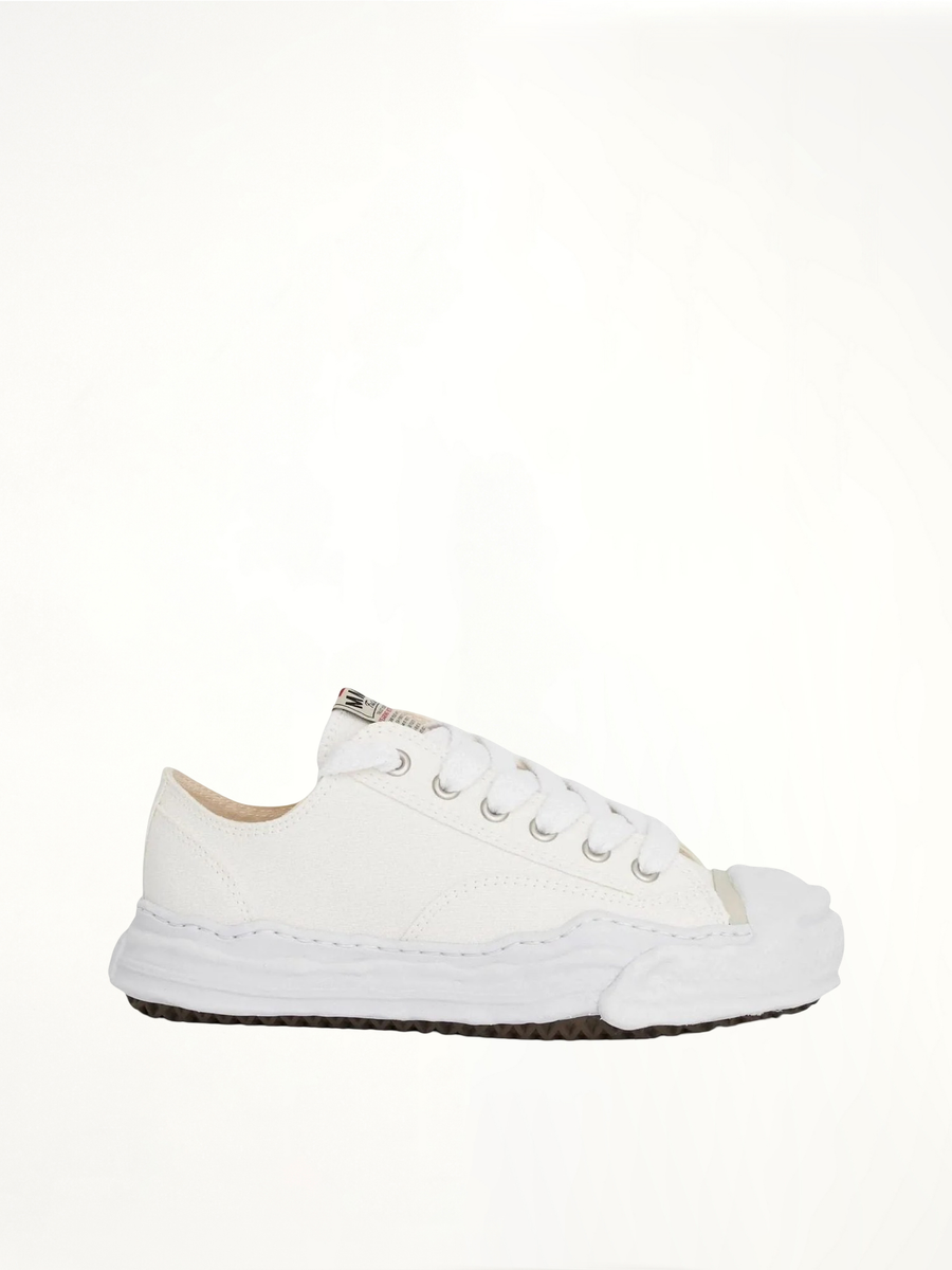 Hank OG Sneaker in White Side View | MAISON MIHARA YASUHIRO