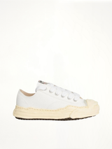 Hank OG Vintage Sneaker in White Side View | MAISON MIHARA YASUHIRO