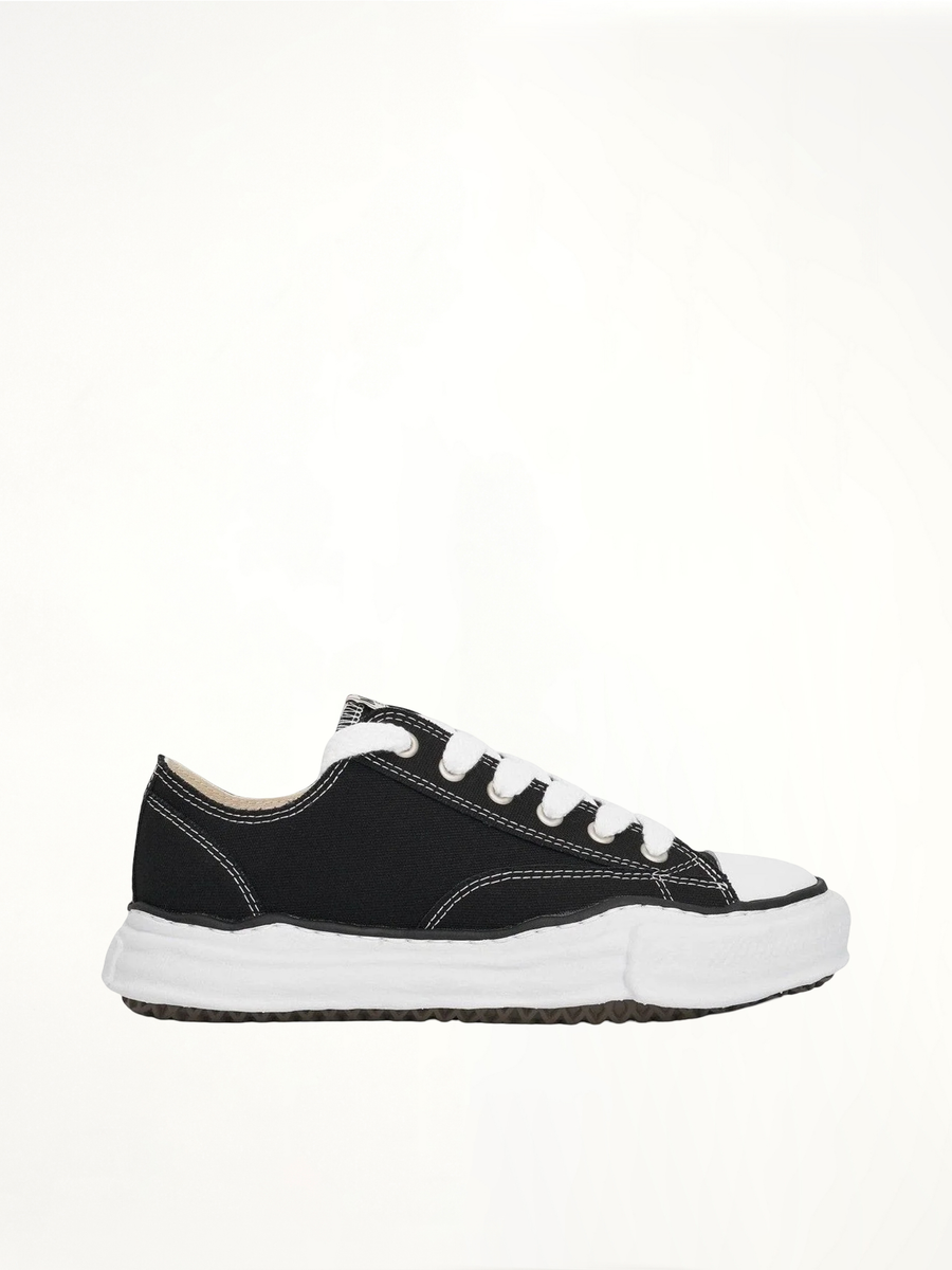 Peterson OG Sneaker in Black/White Side View | MAISON MIHARA YASUHIRO