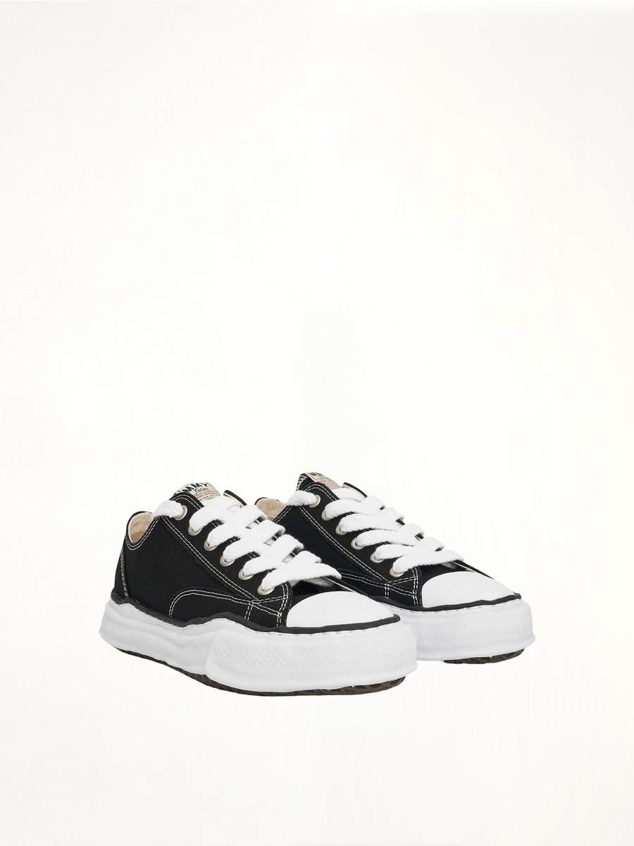 Peterson OG Sneaker in Black/White Front View | MAISON MIHARA YASUHIRO