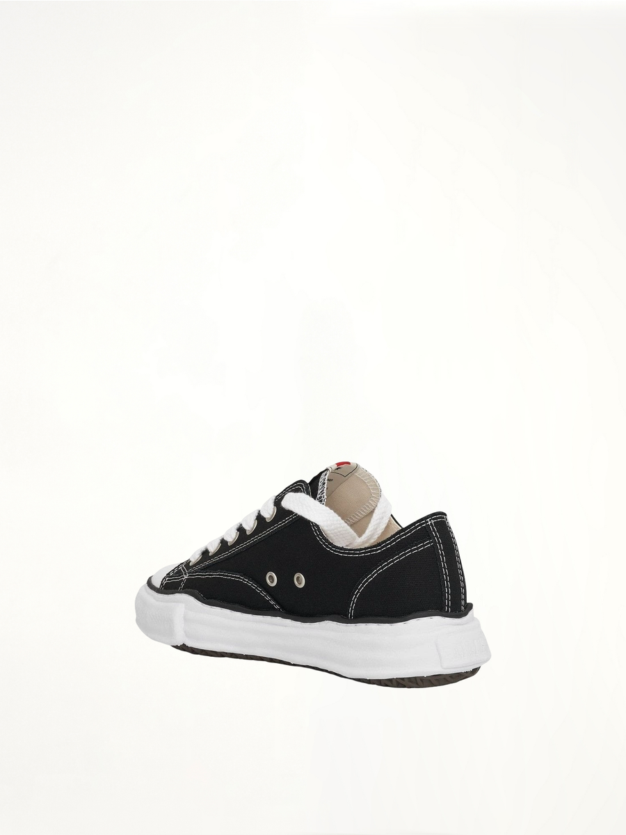 Peterson OG Sneaker in Black/White Back View | MAISON MIHARA YASUHIRO