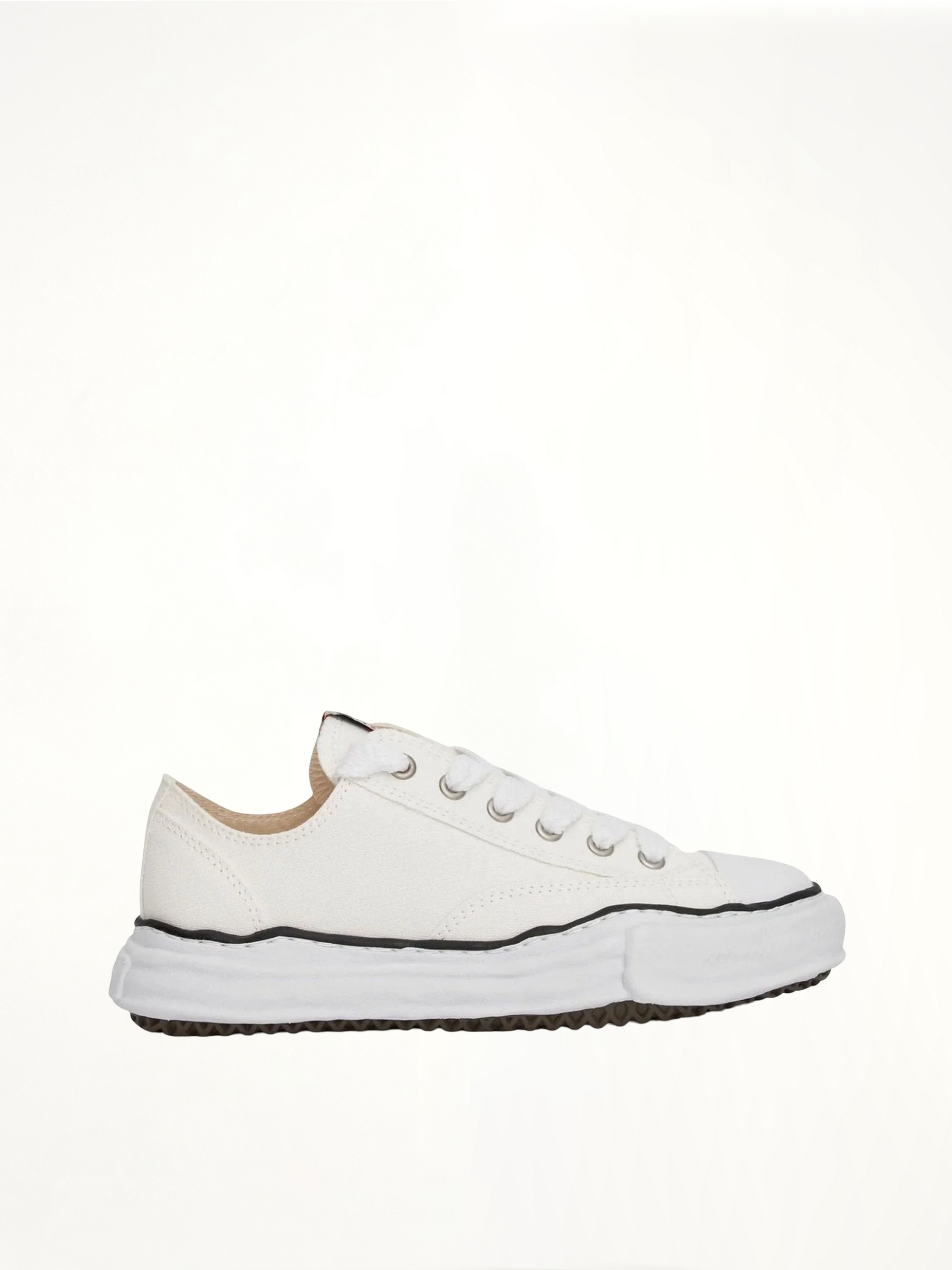 Peterson OG Sneaker in White Side View | MAISON MIHARA YASUHIRO