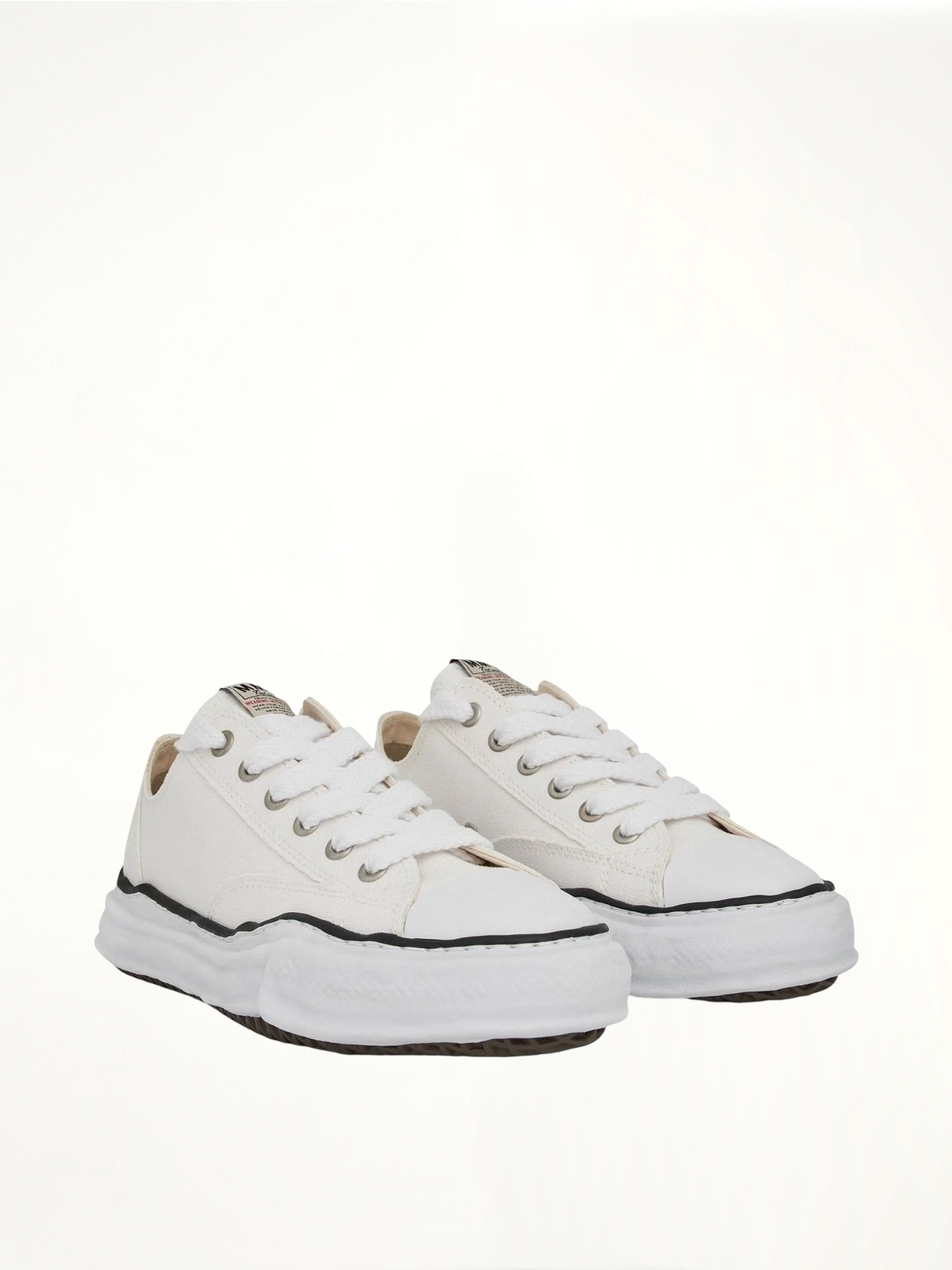 Peterson OG Sneaker in White Front View | MAISON MIHARA YASUHIRO