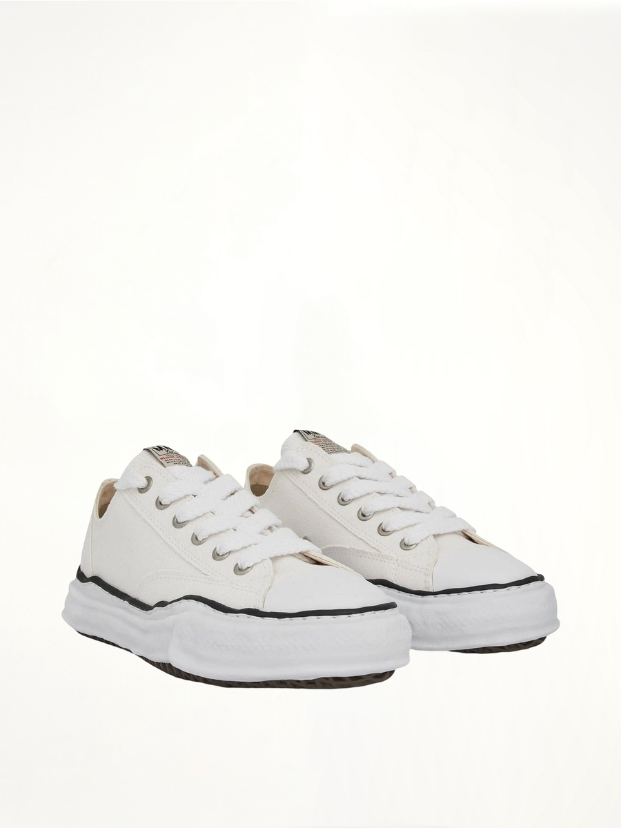 Peterson OG Sneaker in White Front View | MAISON MIHARA YASUHIRO