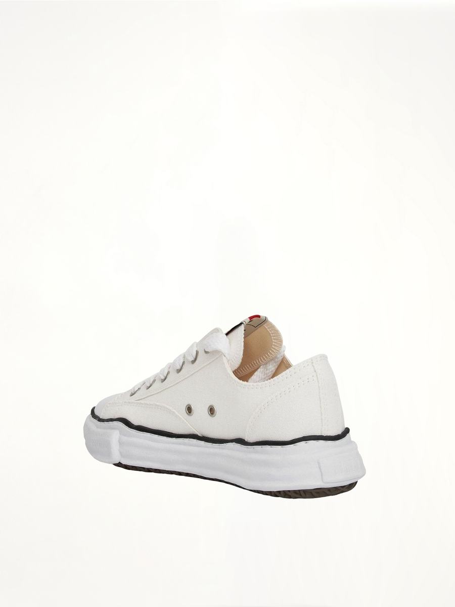 Peterson OG Sneaker in White Back View | MAISON MIHARA YASUHIRO