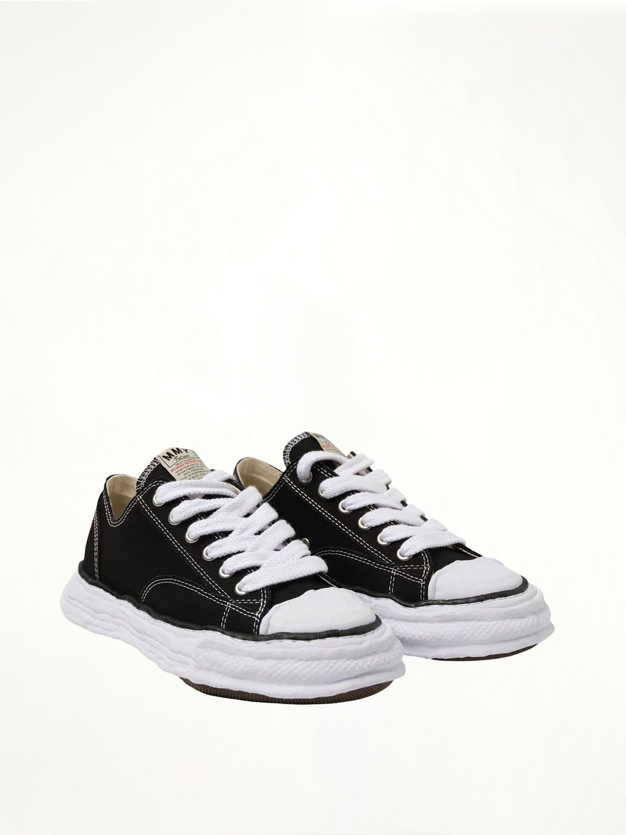 Peterson 23 OG Sneaker in Black/White Front View | MAISON MIHARA YASUHIRO