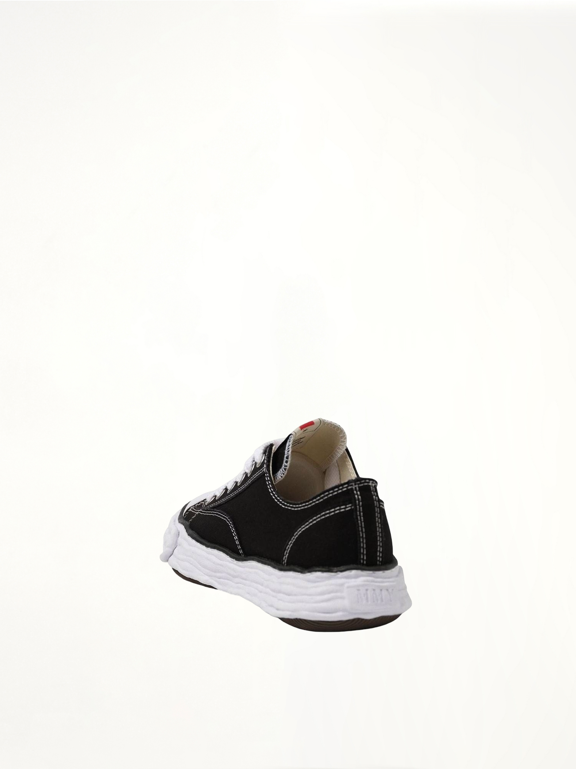 Peterson 23 OG Sneaker in Black/White Back View | MAISON MIHARA YASUHIRO