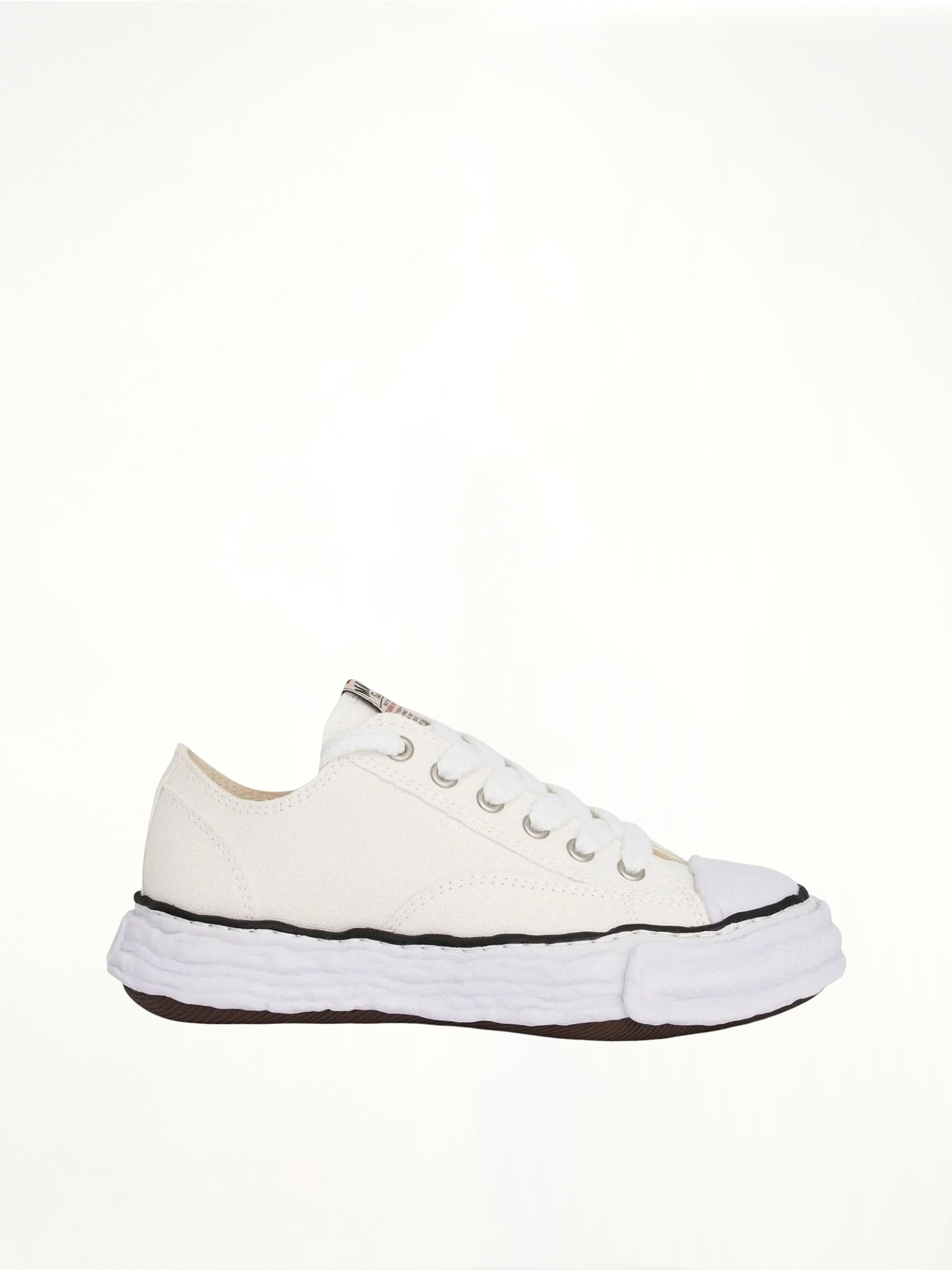 Peterson 23 OG Sneaker in White Side View | MAISON MIHARA YASUHIRO