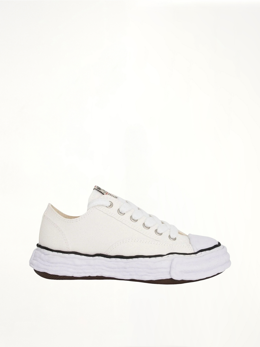 Peterson 23 OG Sneaker in White Side View | MAISON MIHARA YASUHIRO