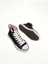 Peterson OG High Sneaker in Black/White Top View | MAISON MIHARA YASUHIRO