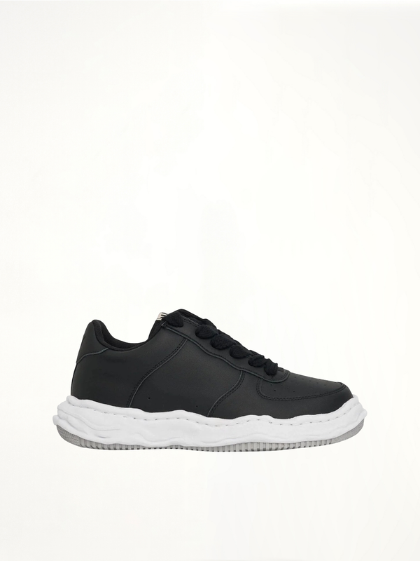 Wayne OG Sneaker in Black/White Side View | MAISON MIHARA YASUHIRO