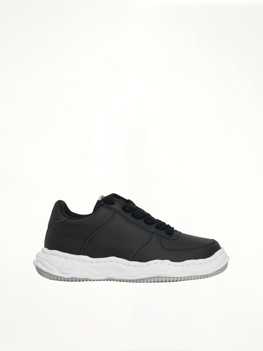 Wayne OG Sneaker in Black/White Side View | MAISON MIHARA YASUHIRO