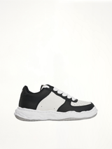 Wayne OG Sole Sneaker in Black/White Side View | MAISON MIHARA YASUHIRO