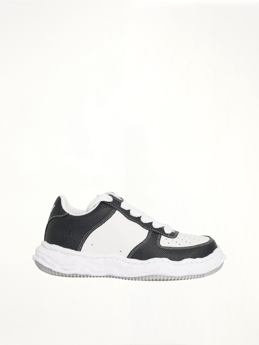Wayne OG Basket Sneaker in Black/White Side View | MAISON MIHARA YASUHIRO