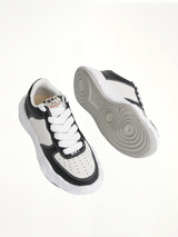 Wayne OG Basket Sneaker in Black/White Top View | MAISON MIHARA YASUHIRO
