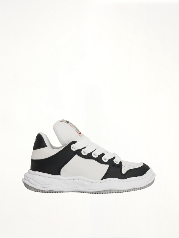 Wayne OG Puffer Sneaker in Black/White Side View | MAISON MIHARA YASUHIRO
