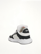 Wayne OG Puffer Sneaker in Black/White Back View | MAISON MIHARA YASUHIRO
