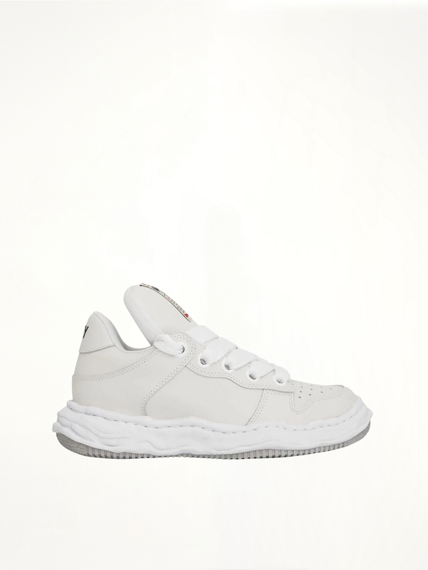 Wayne OG Puffer Sneaker in White Side View | MAISON MIHARA YASUHIRO