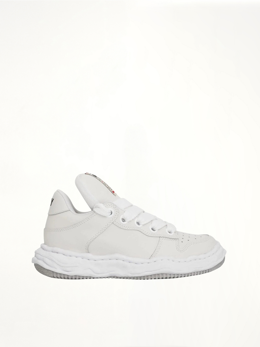 Wayne OG Puffer Sneaker in White Side View | MAISON MIHARA YASUHIRO