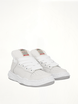 Wayne OG Puffer Sneaker in White Front View | MAISON MIHARA YASUHIRO