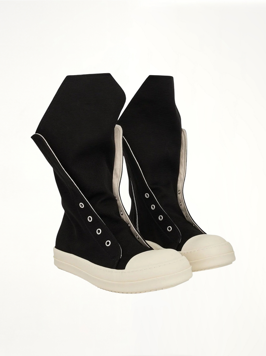 Boot Sneaker in Black/Milk