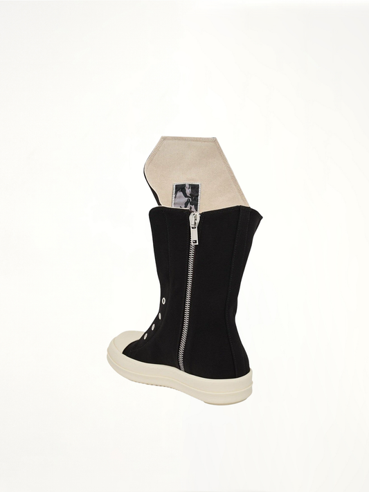 Boot Sneaker in Black/Milk