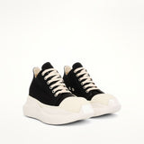 Abstract Sneaker in Black/Milk Front View | RICK OWENS DRKSHDW