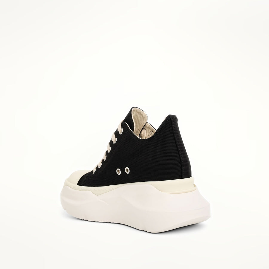 Abstract Sneaker in Black/Milk Back View | RICK OWENS DRKSHDW