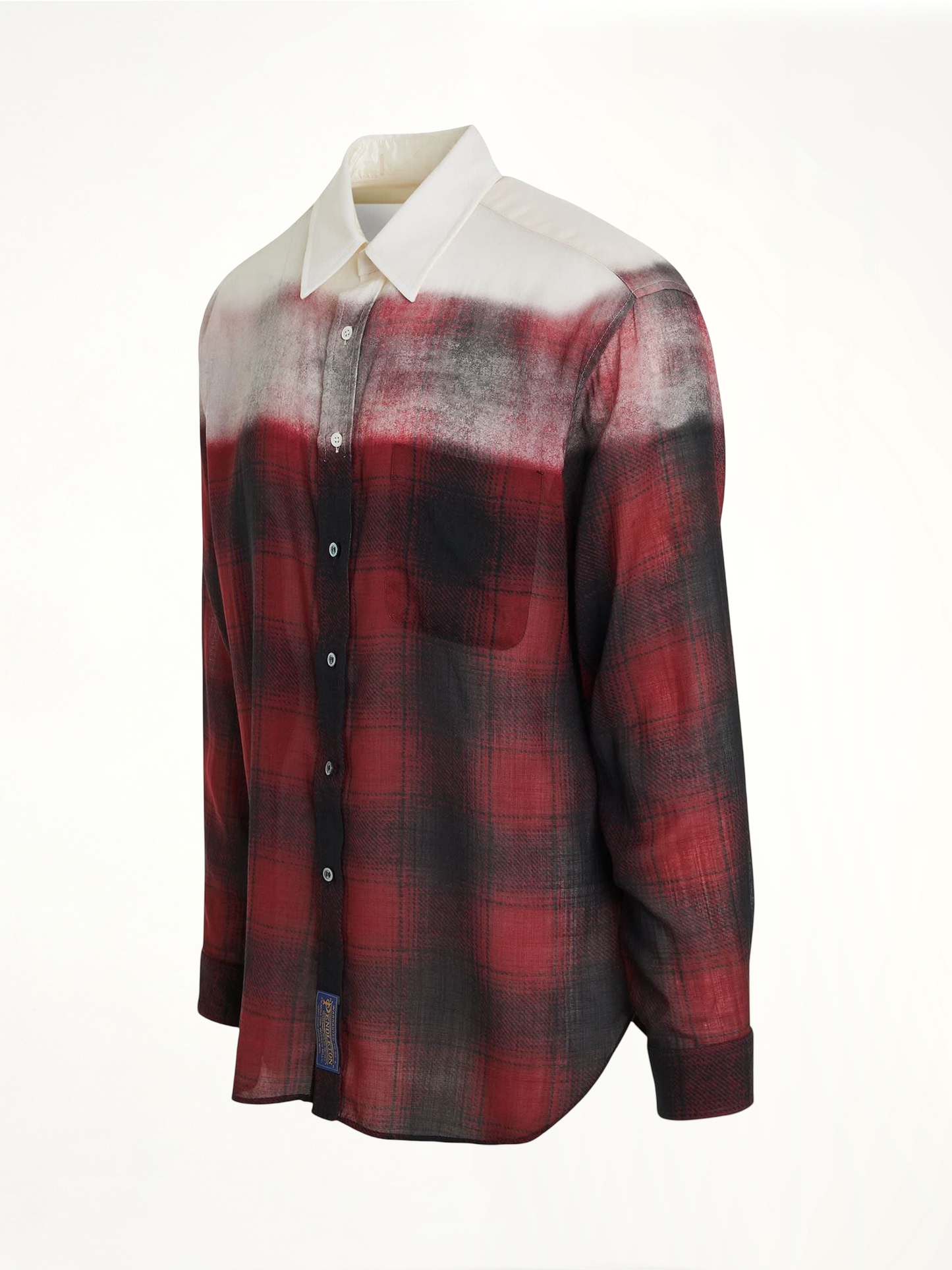 Maison Margiela x Pendleton Checked Shirt in Red Black