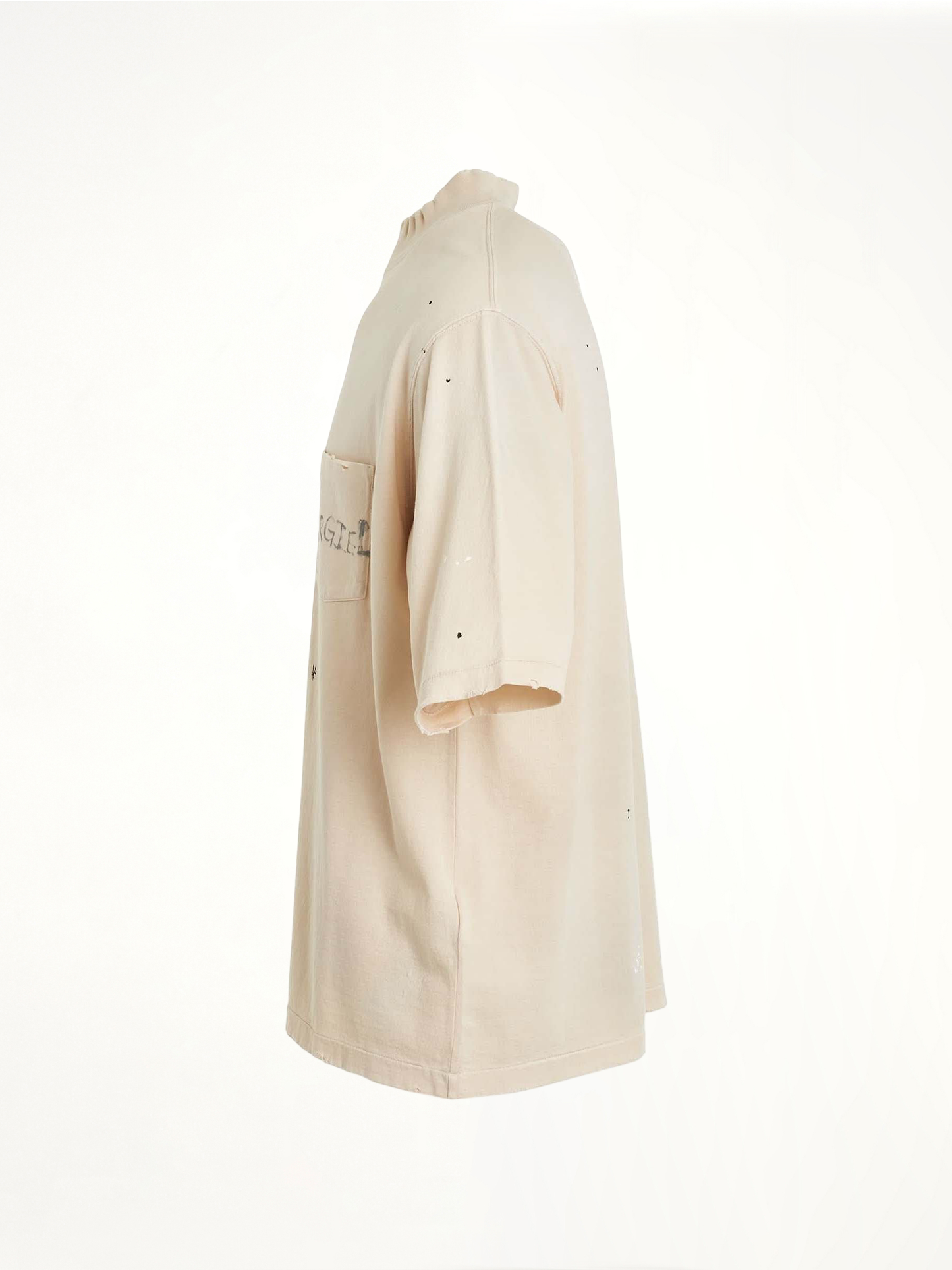 Logo Oversized T-Shirt in Dirty Ecru