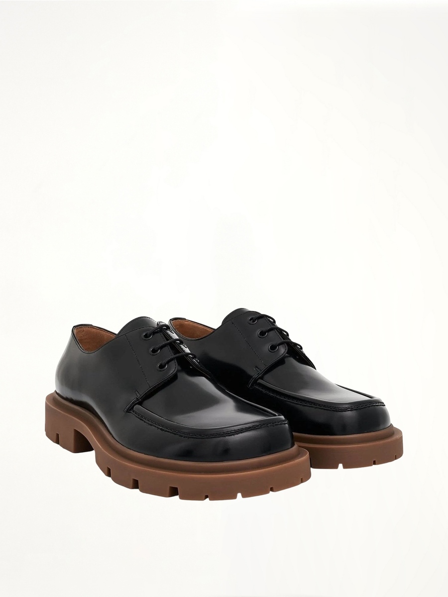 Ivy Derby in Black/Honey Front View | MAISON MARGIELA