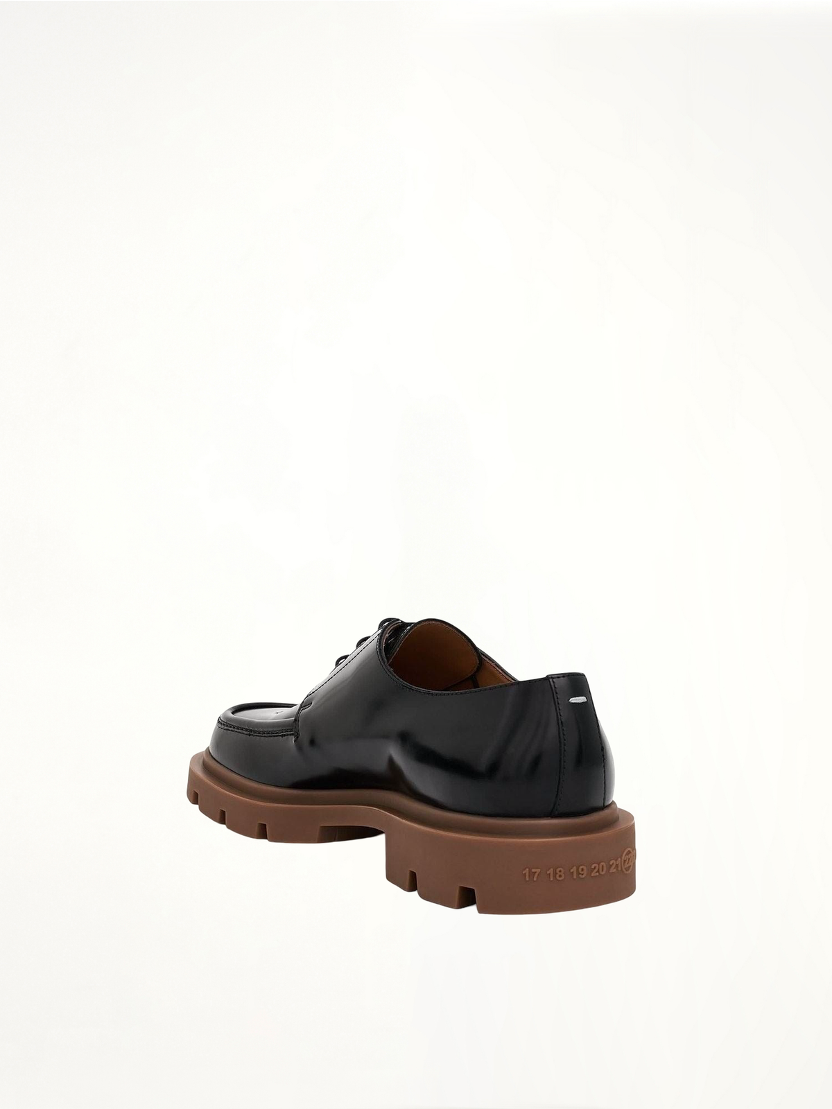 Ivy Derby in Black/Honey Back View | MAISON MARGIELA