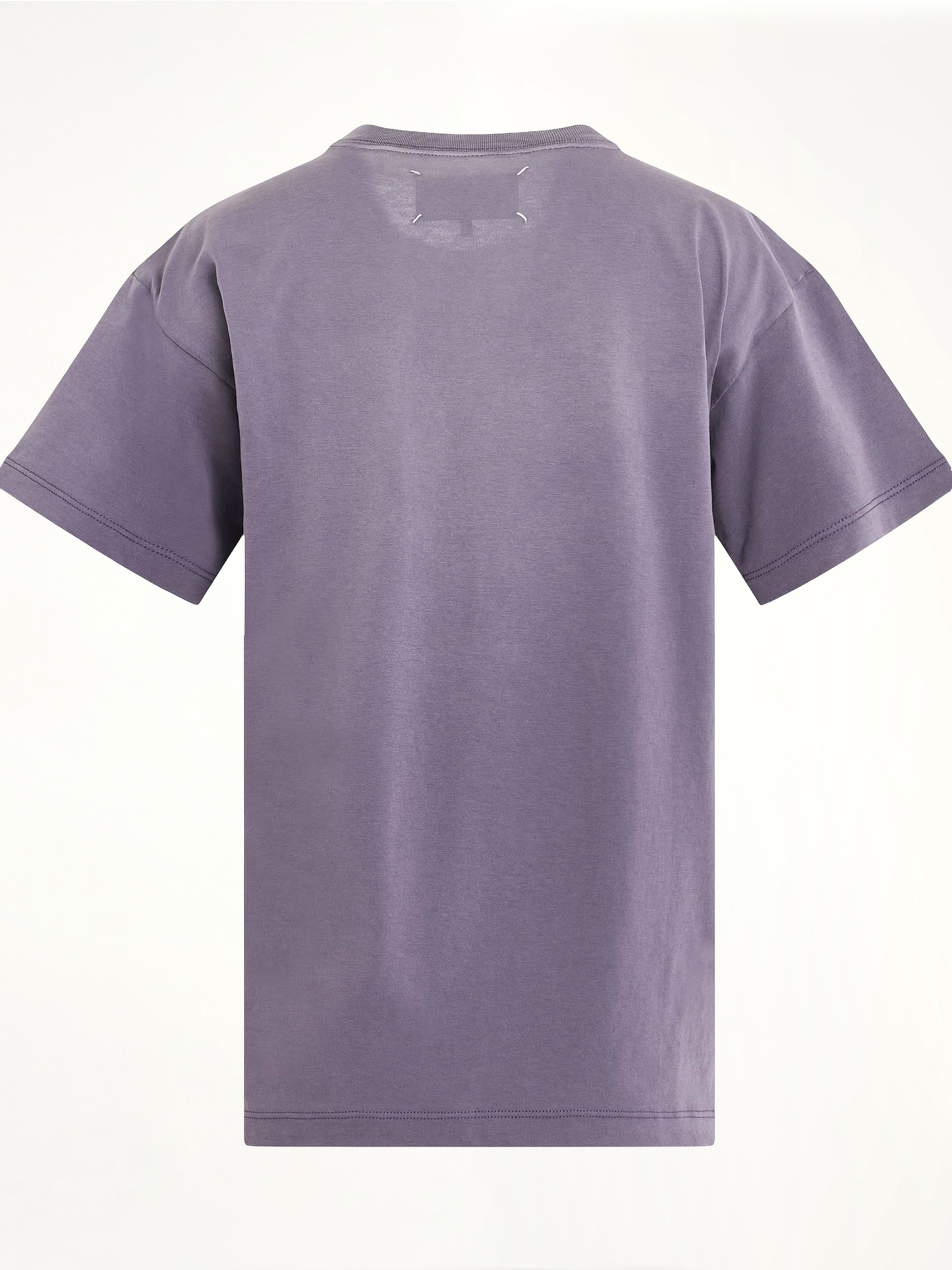 Cotton Jersey Logo T-Shirt in Washed Purple