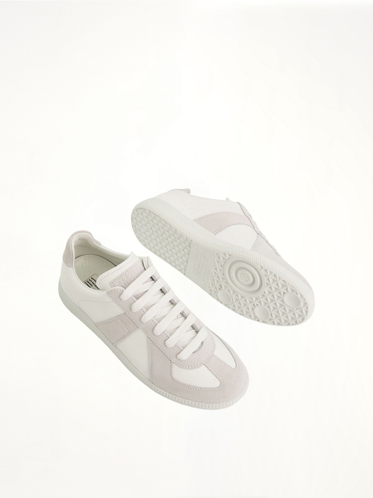 Replica Leather Sneaker in Off White