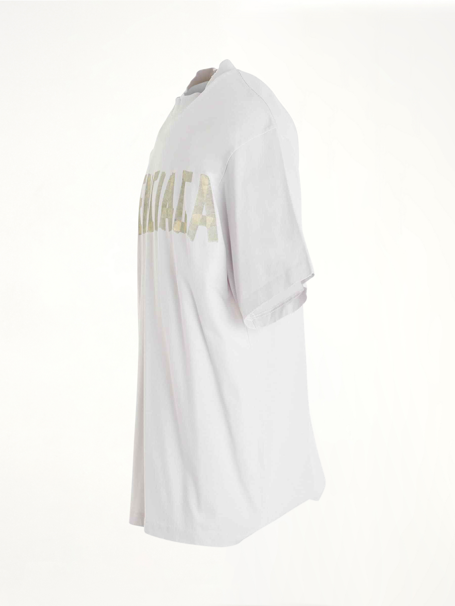 Tape Logo Vintage T-Shirt in White