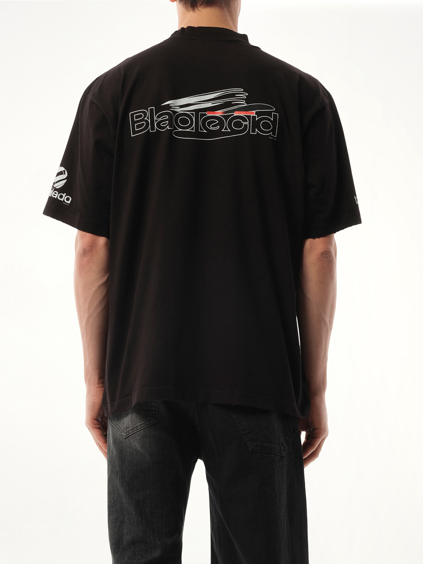 AI Generated Medium Fit T-Shirt in Black/White