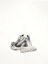 3XL Sneaker in White/Black Back View | BALENCIAGA