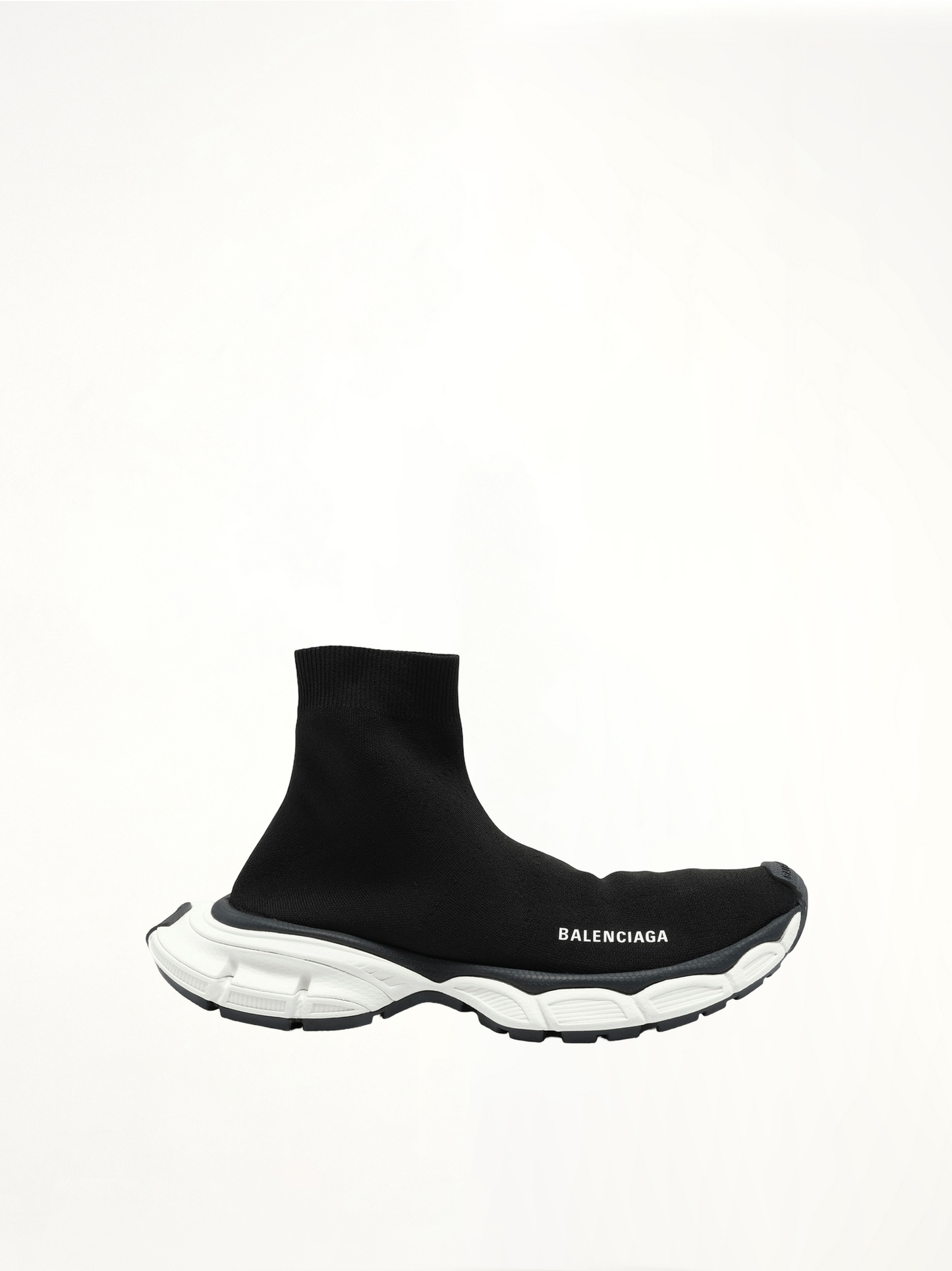 3XL Sock Sneaker in Black/White