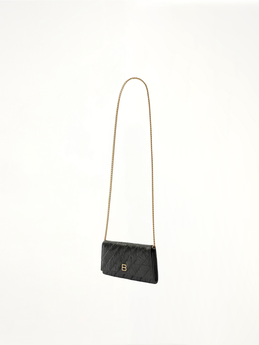 Crush Wallet on Chain in Black