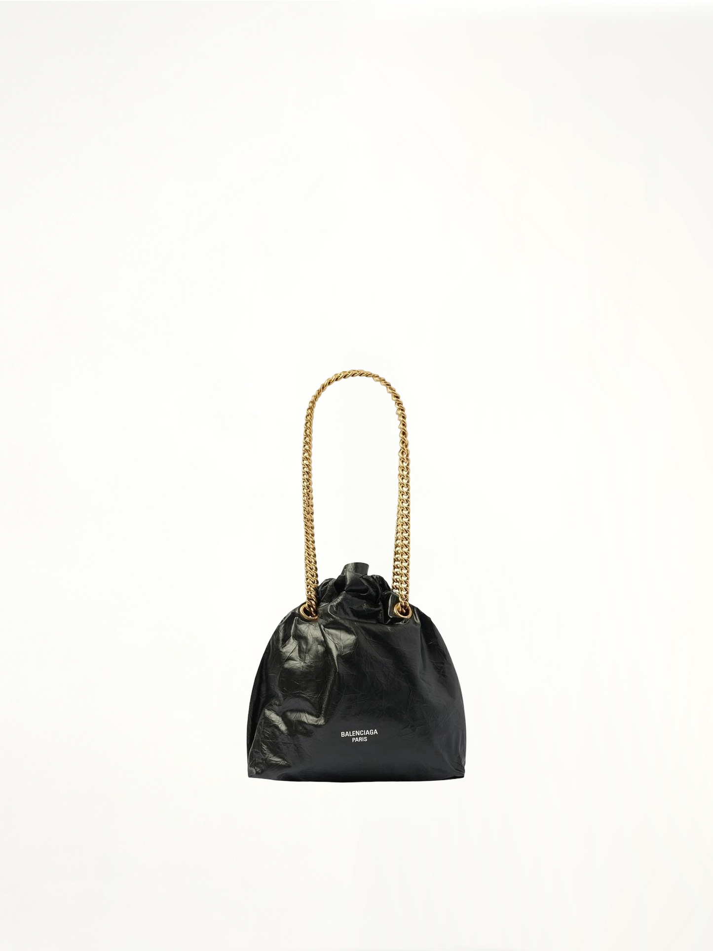 Small Crush Tote Bag in Black