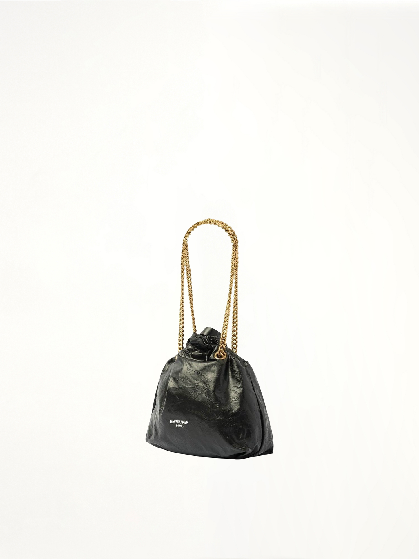 Small Crush Tote Bag in Black