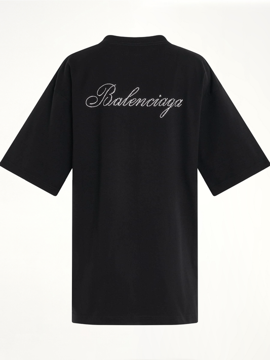 Handwritten Logo T-Shirt in Black