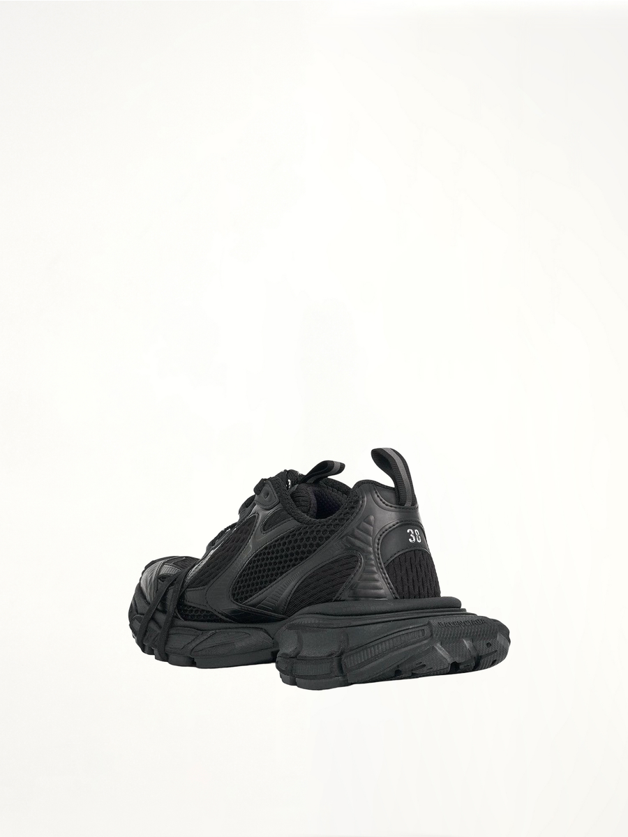 Women 3XL Sneaker in Black Back View | BALENCIAGA