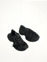 Women 3XL Sneaker in Black Top View | BALENCIAGA