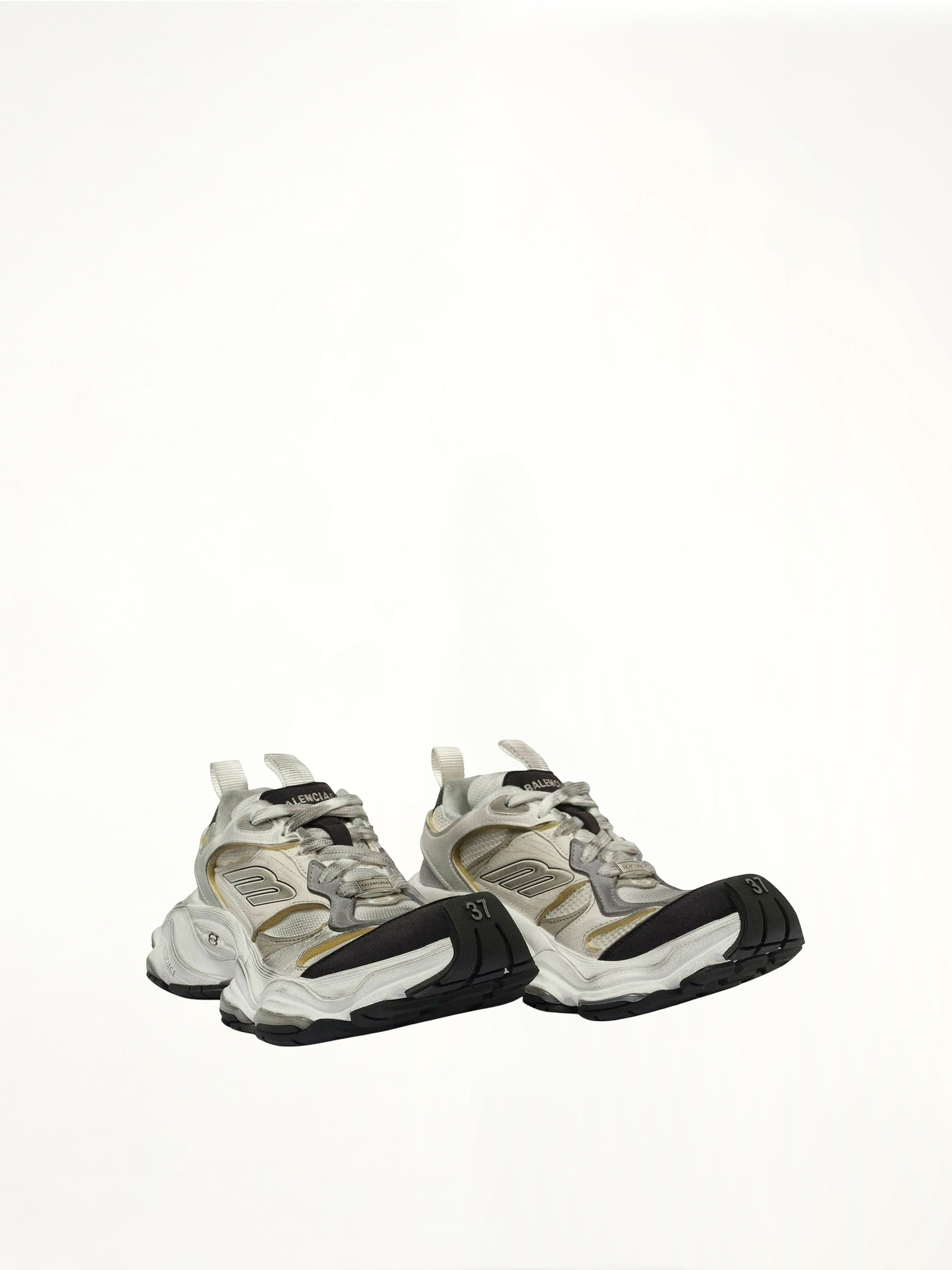 Cargo Sneaker in White/Grey