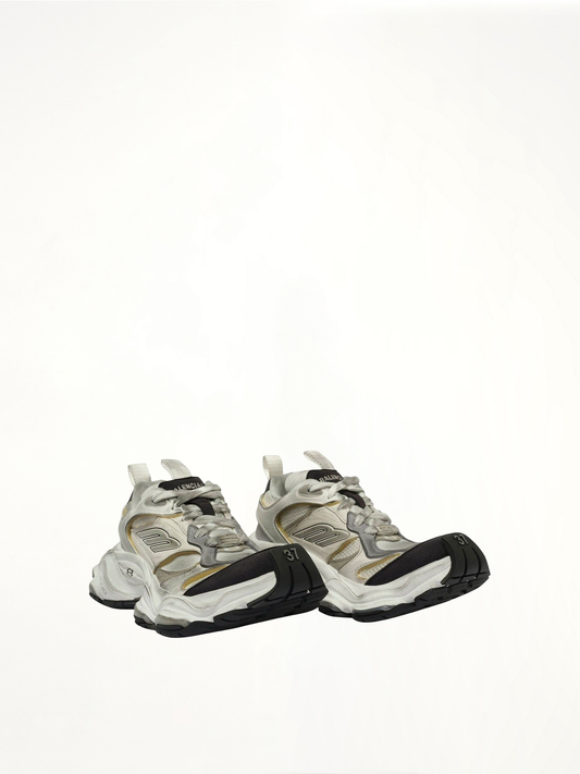 Cargo Sneaker in White/Grey