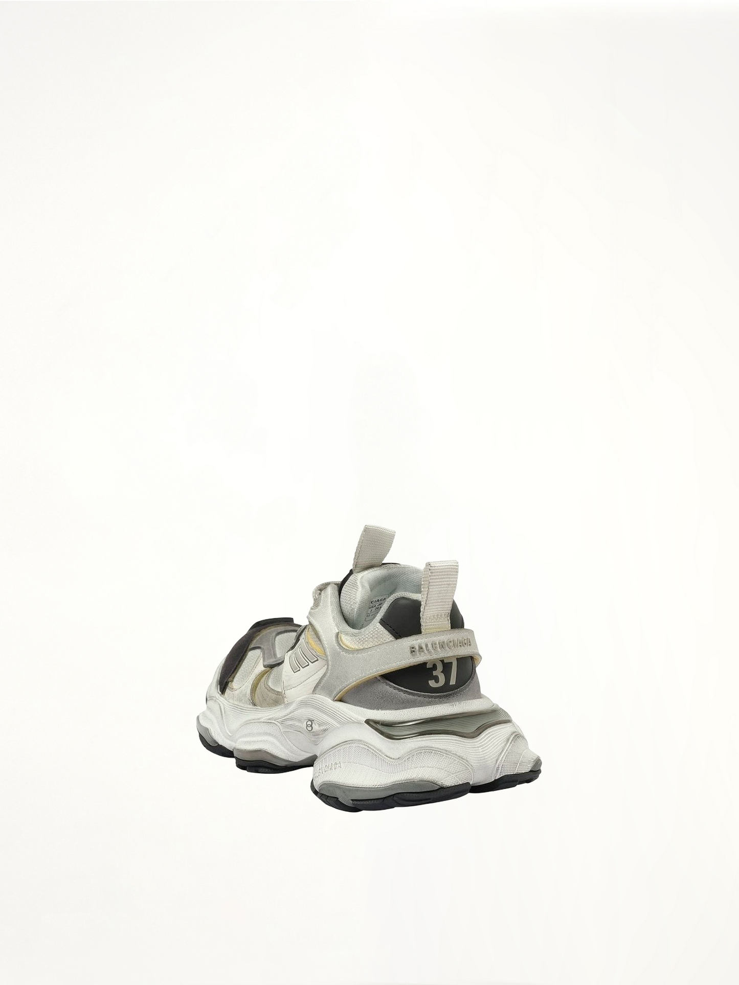 Cargo Sneaker in White/Grey