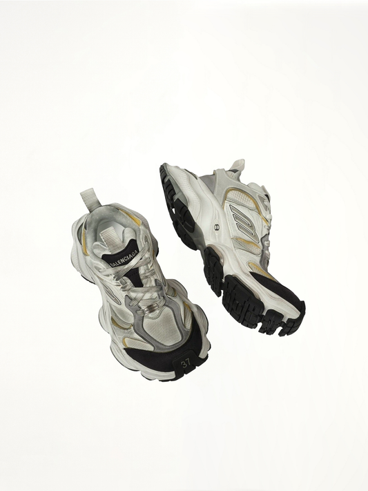 Cargo Sneaker in White/Grey